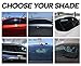 MotoShield Pro Auto Window Tinting Kit Customize Shade: 5% - 75% Nano Ceramic Precut Tint Film for All Cars, Trucks, SUV (2 Front Windows) Rejects up to 99% IRR, 99% UV Blocking, DIY Easy Shrink