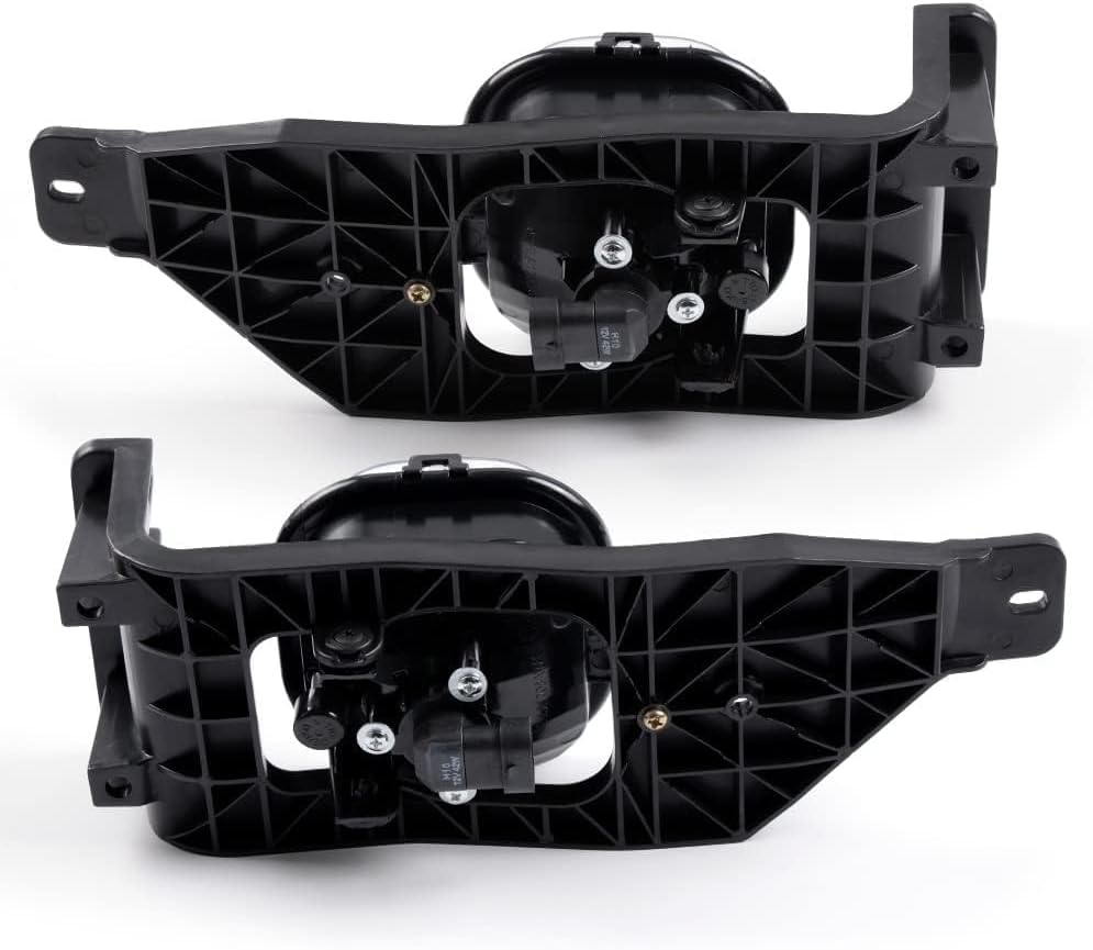 ANDPLAY Front Bumper Fog Lights w/Bulbs Pair Compatible with Ford F250 F350 F450 F550 Excursion 2005-2007,Fog Lamps Clear Lens Black Housing