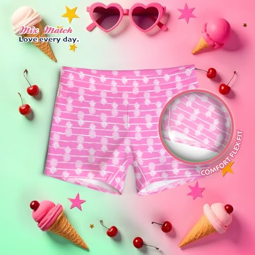 Tommy Bahama Girl's Boy Shorts 3-Pack, Soft, Tagless Panties, Underwear Multipack for Kids and Teens4