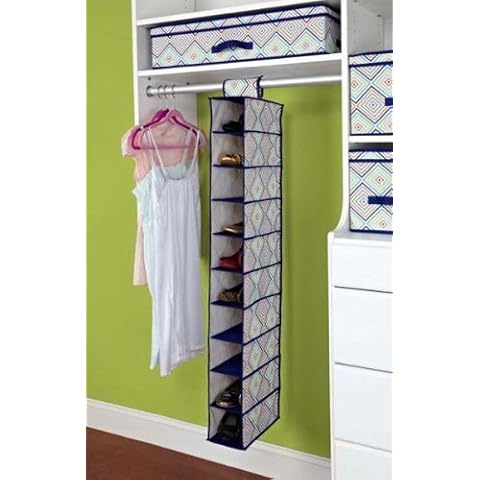 The Macbeth Collection 600D 10 Shelf Hanging Closet Organizer - Cover