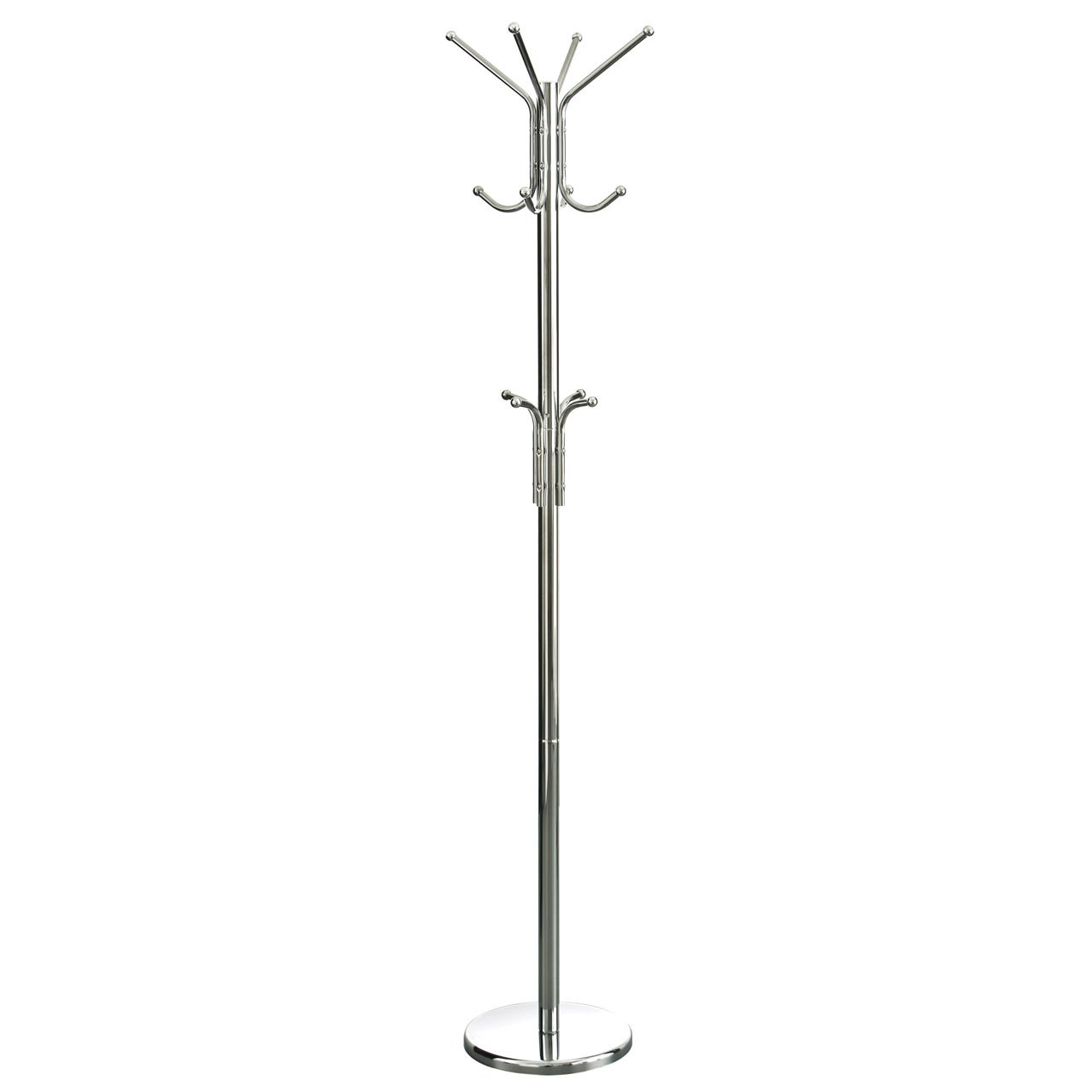 acropolebits Suelo Floor Standing Coat Stand Made Chrome Material & Attractive Design