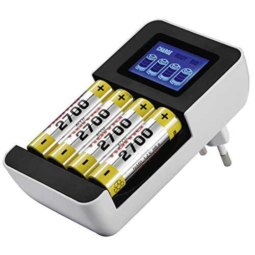 Hama oplader voor AA en AAA batterijen (losse lader met intelligent laadproces, automatische uitschakeling, LCD-display… - Afbeelding 4
