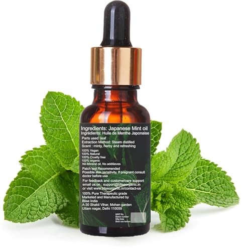 Aceite esencial de menta japonesa Blise organic 15ML puro miniatura 3