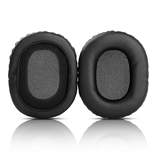 Almohadillas de Repuesto para Auriculares Tascam TH-300X TH-200X, Negras | Cojines de Proteína de Cuero, Espuma de Memoria, Alta Densidad miniatura 1