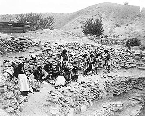Flute Dancers Ceremony Edward S. Curtis 11x14 Photograph Photo Print