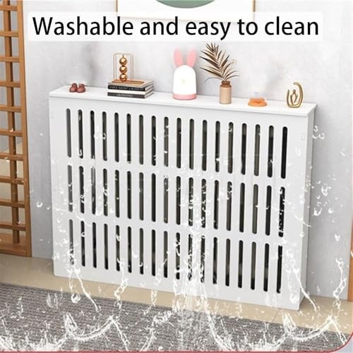 Cache-radiateur gain de place avec tablette supérieure, montage facile