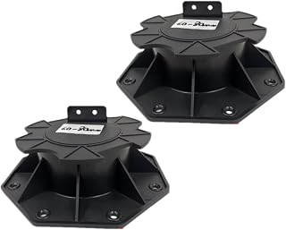 Bearing Pedestal Decking - Wood Slab Support Stands, Elevation Base Mounts | Adjustable Height-variable Footing Pads, Slab Shed Base System Flooring For Substructure