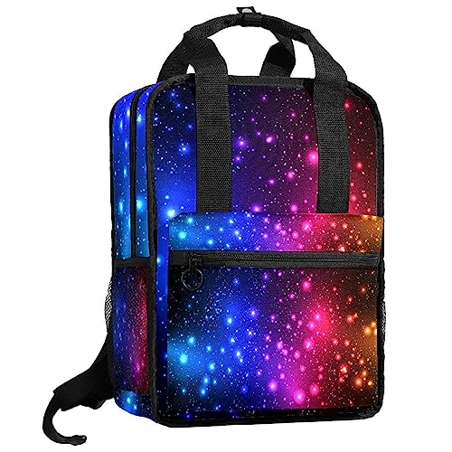 Sac à dos garçon motif galaxie réglable contre le mal de dos