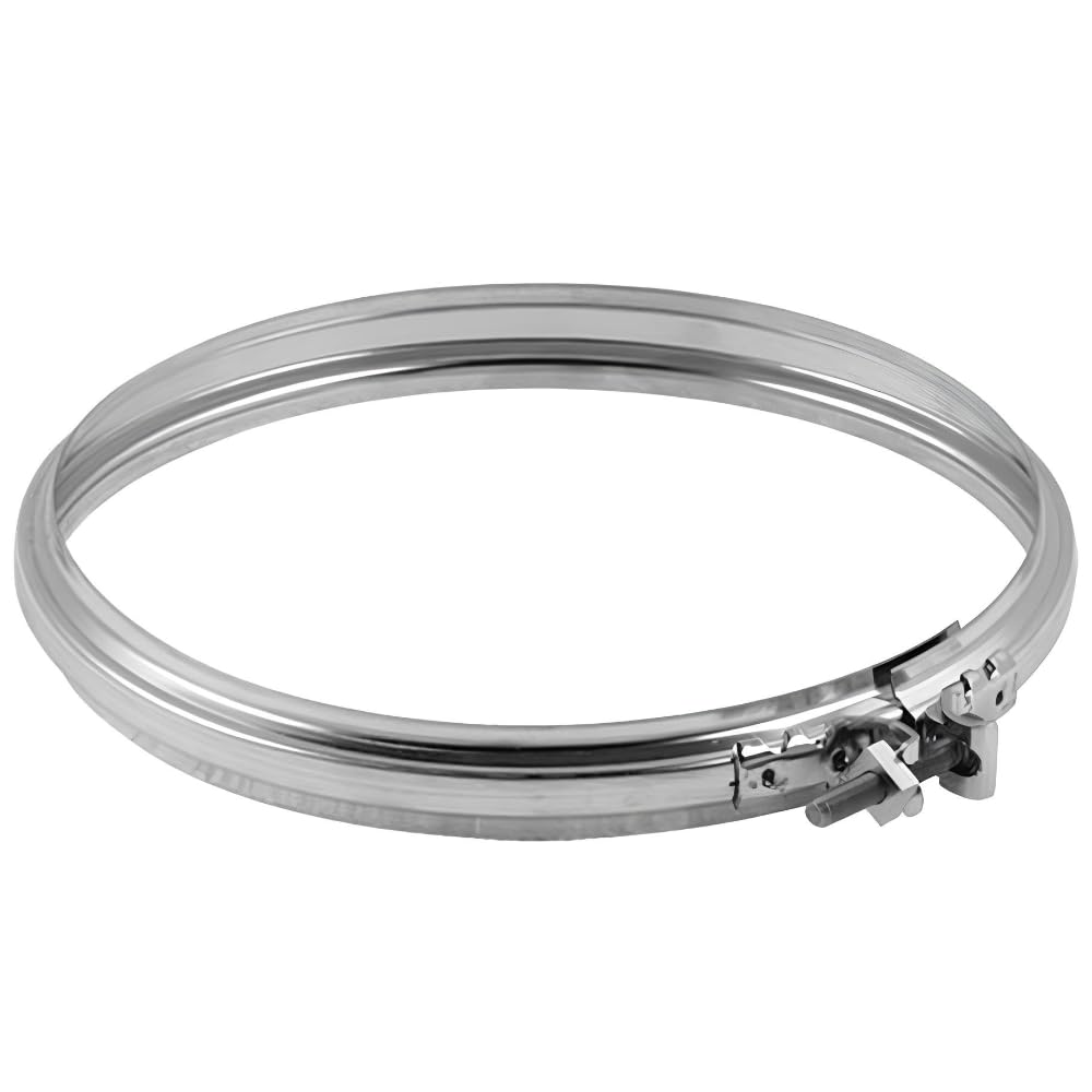 FORTUNATO Fascetta Bloccaggio Monoparete Acciaio Inox Canna Fumaria Serraggio Tubature Giunzioni Stringitubo Collari (Ø 300 mm)