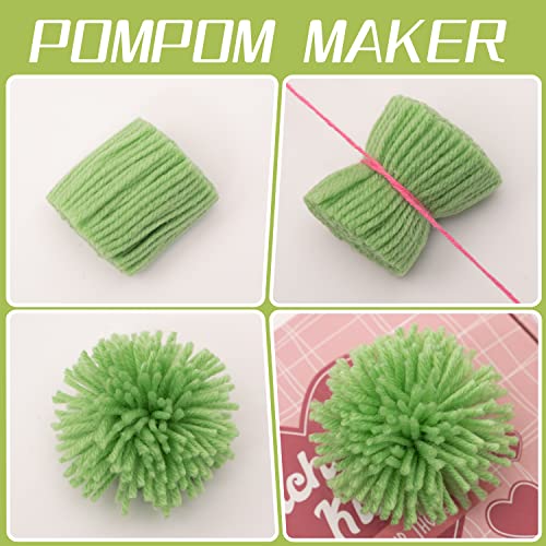 Image of Beyond Your Thoughts DIY 27 Colors 10Pcs 2 in Latch Hook Kits Yarn Bundles for Kids Adult Handmake Craft Sewing Knitting YarnWhite