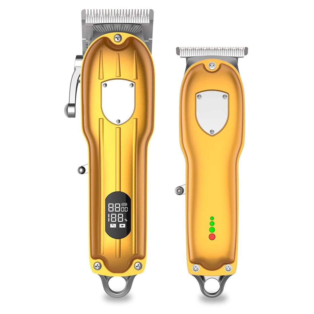Tagliacapelli da uomo, kit combinato professionale per tagliare i capelli, regolabile, per uomo, kit per la cura della barba ricaricabile