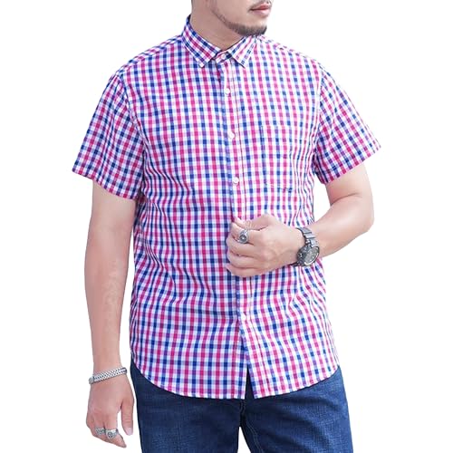 Chemise boutonnée à carreaux pour rester frais et élégant tout l'été