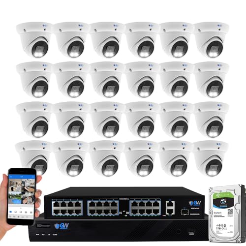 GW Security 32 Channel 4K NVR 5MP H.265 IP Surveillance