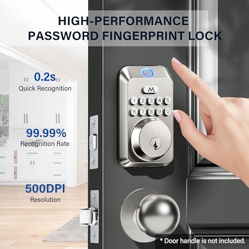 Zafano Fingerprint Smart Door Lock - Keyless Entry & Auto Locking - Image 3