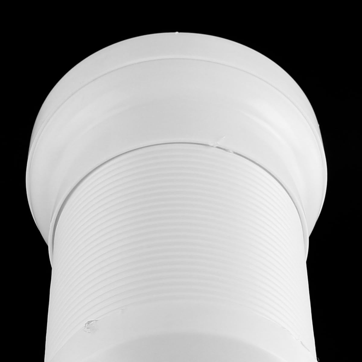 Connettore Flessibile per WC, Tubo di Scarico Universale, Lunghezza Regolabile da 250 mm a 500 mm, Antipiega, Resistente agli odori, Adatto per WC Standard.