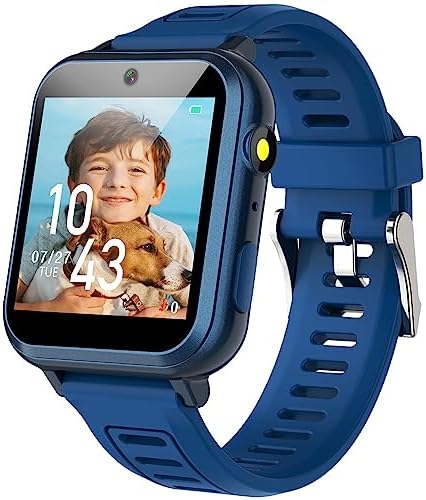 Kids Smart Watch Boys 5-7 8-10 3-5 10-12, Kids Watch with 24 Games, Kids Pedometer Watch with Camera Player Calculator Alarm Calendar Recorder Stopwatch Timer, Cool Kids Toy for Boys