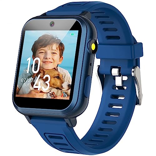 Kids Smart Watch Boys 5-7 8-10 3-5 10-12, Kids Watch With 24 Games, Kids Pedometer Watch With Camera Player Calculator Alarm Calendar Recorder Stopwatch Timer, Cool Kids Toy For Boys #TOP2