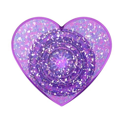 Image of PopSockets Adhesive Phone Grip, Holder, Phone Stand, Heart - Confetti Heart