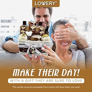 Bath and Body Gift Basket For Women and Men – 9 Piece Set of Vanilla Coconut Home Spa Set, Includes Fragrant Lotions, Extra Large Bath Bombs, Coconut Oil, Luxurious Bath Towel & More Bath and Body Gift Basket For Women and Men–9 Piece Set of Vanilla Coconut Home Spa Set Includes Fragrant Lotions Extra Large Bath Bombs Coconut Oil Luxurious Bath Towel More