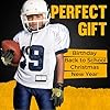 HANDLANDY Youth Football Gloves, Kids Sticky Receiver Gloves,Super Grip Football Glove Best Gift for Boys,Girls