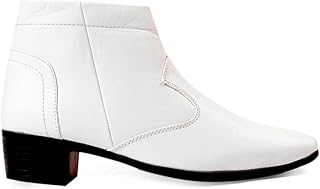 yuvrato baxi Men's 2 Inch Heel Height Increasing Formal Zipper Boots-picture-41