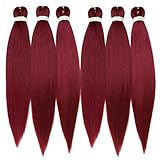 Vorgedehntes Braiding Hair aus hochwertiger, flammhemmender Kunstfaser, nicht verfilzen, nicht ausfallen, sehr frisch und angenehm zu tragen.