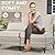 CAODOC Patio Furniture,All Weather Wicker 8 PCS Outdoor Sofa with Solar Powered Coffee Table,Conversation Set with Grey Rattan Beige Cushion
