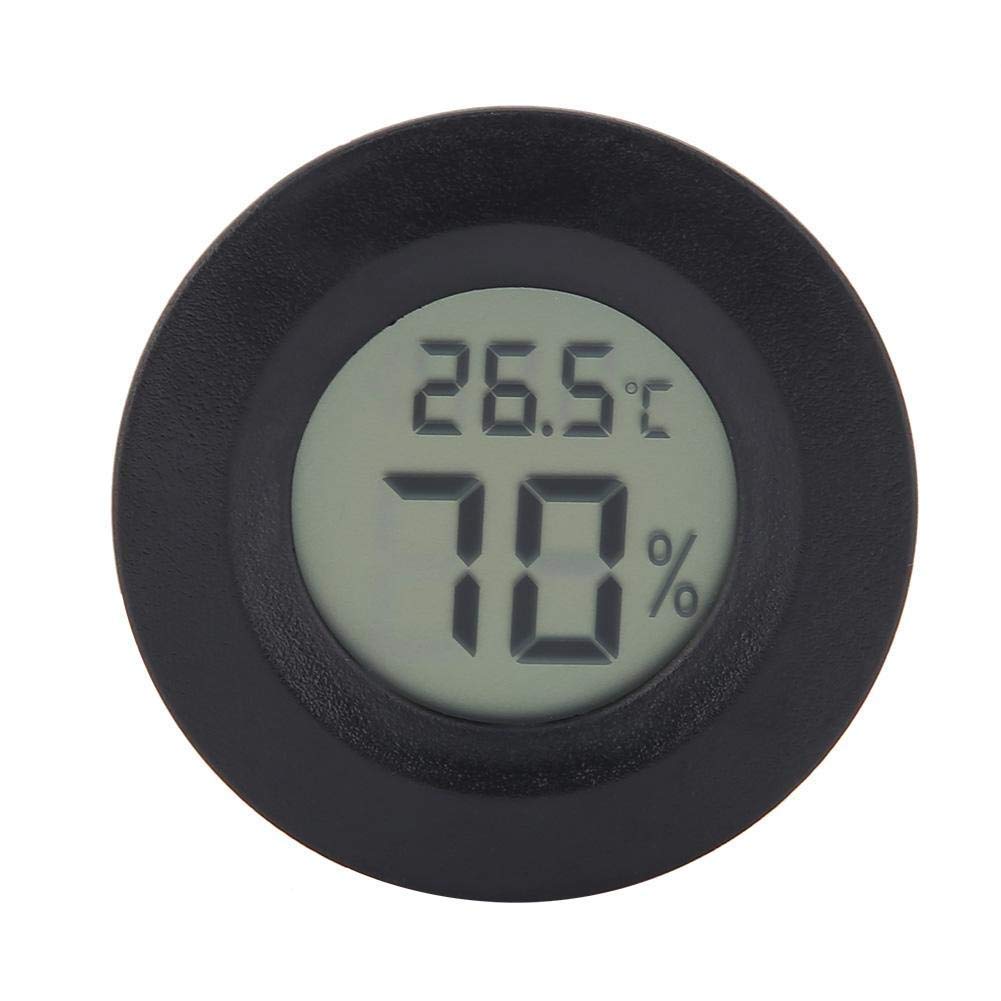 Mini thermomètre hygromètre numérique de forme ronde