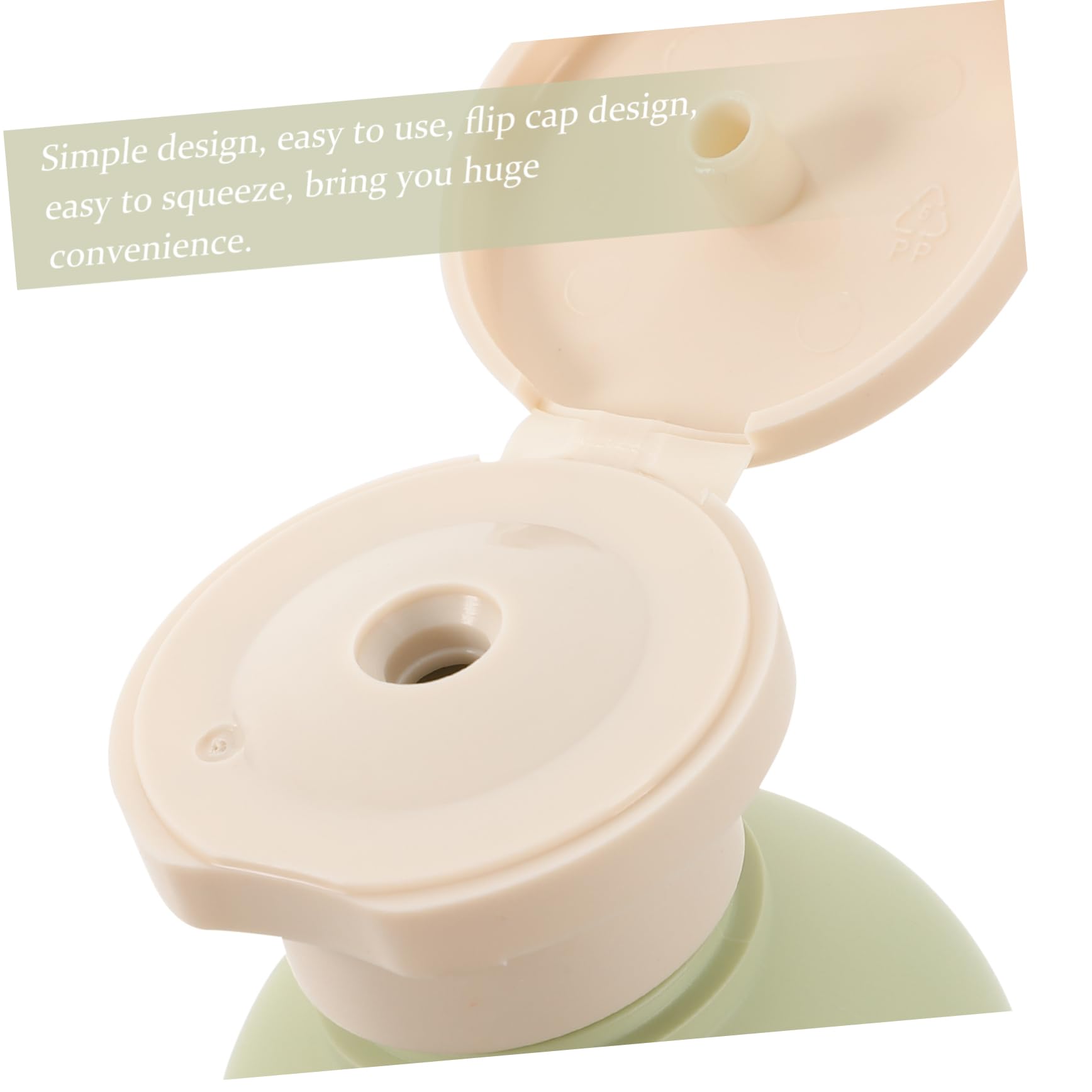BESTYASH 2 Set Bottiglie Ricaricabili Con Flip Per Lozioni E Shampoo Bottiglie Vuote Viaggio Per Casa E Hotel 5 Pezzi*2