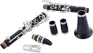 Clarinet Clarinet Wood B-flat Key 17 Keys Silver-plated Keys Adult Beginners Clarinet for Beginner