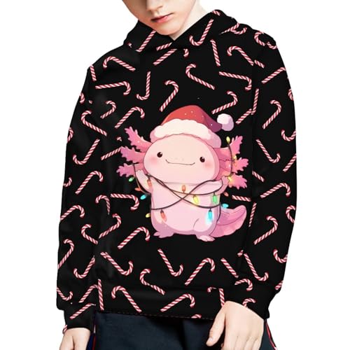 Image of Coloranimal Unisex Girls and Boys Long Sleeve Hoodies Hoody Athletic Pullover Sweatshirts Tops Age 6-16year