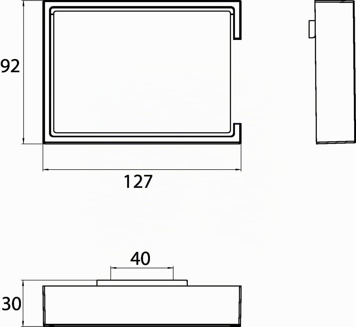 EMCO Liaison Toilettenpapierhalter, Klopapierhalter, mit Deckel, Rollenhalter, Wandmontage Chrom Mit Deckel