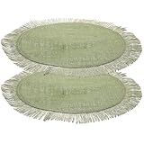 Sets de table ronds – ce set de table pratique et décoratif est le choix idéal pour décorer votre maison ou vos fêtes, et apportera une touche d'élégance à votre table. set de table de style nordique