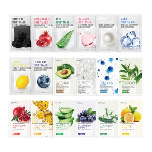 EUNYUL [PACK OF 18] Sheet Mask Bundle Pack 18 types (Purity Sheet...