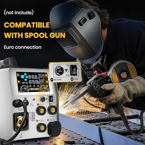 Image of SSIMDER MIG Welder 6 in 1 Gas MIG /Flux Core /Spool /TIG /Stick /CUT 110V 220V 160A Welder Plasma Cutter Combo Welding Machine for Home DIY Outdoor Industrial Use