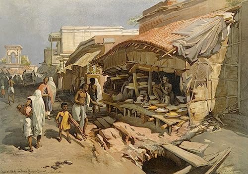 Image sur toile Inde William Simpson affiche décoration murale