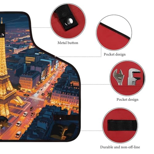 Delantal de trabajo para talla universal con 9 bolsillos miniatura 3