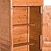HOMCOM Coberizo de Madera de Jardín Caseta para Herramientas 190x79x49 cm Armario...
