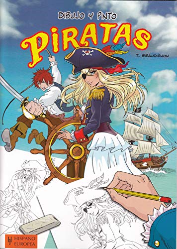 Portada de Dibujo y pinto piratas