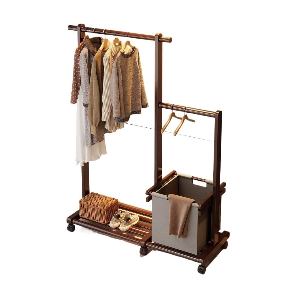 AILIUXIAOYAN Coat Rack Hanging rack floor bedroom simple indoor hanging rod household coat rack simple modern clothes vertical storage racks