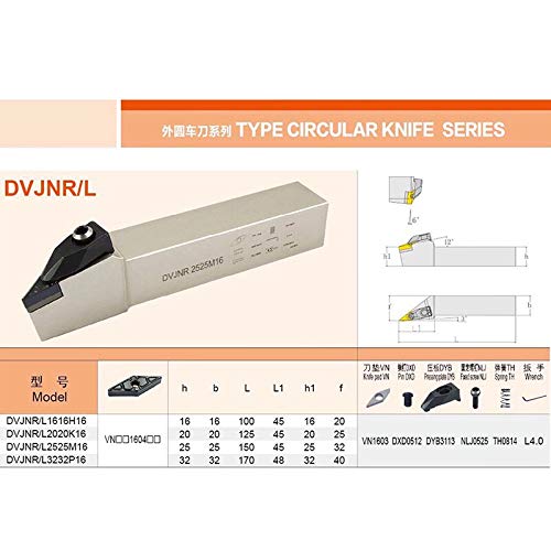 Portaherramientas para torno DVJNL1616H16 miniatura 5