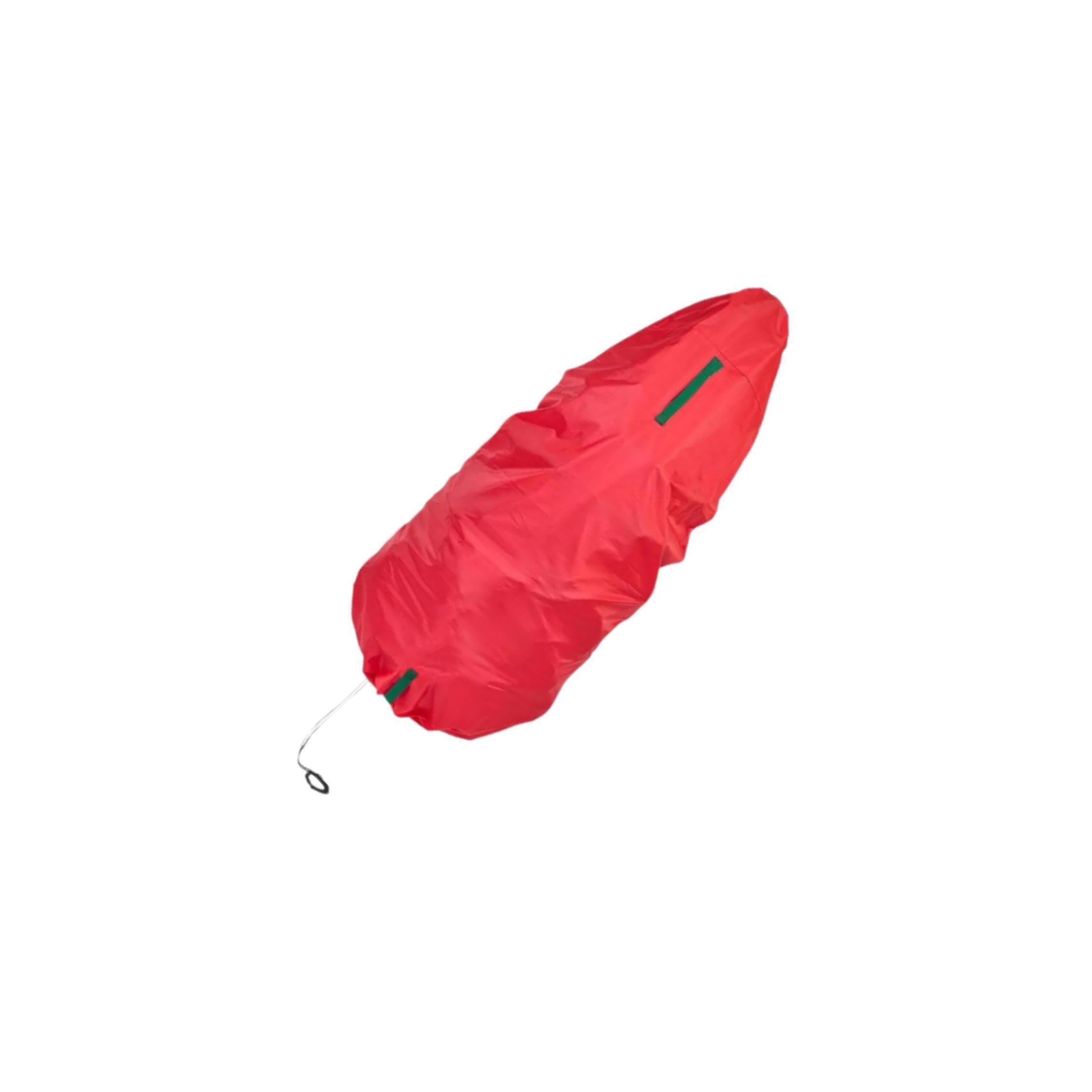 Pixzcsa Red Lightweight Vertical Christmas Tree Storage Bag Convenient Dustproof Pouch Space Saver Solutions For Home Decoration Christmas Tree Storage Bag, 9Ft