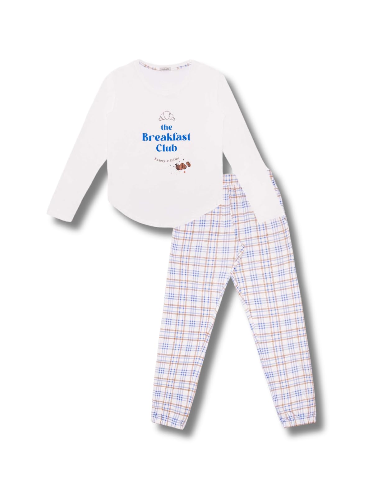 LADY·C Pijama de mujer de algodón ligero, perfecto para primavera y verano