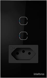 Tomada com Interruptor Inteligente WI-FI ETW 1021 Intelbras Preto