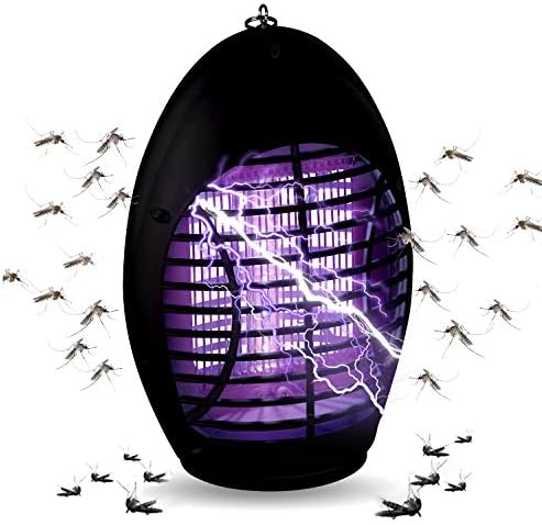 Gogogu 2019 Upgraded Bug Zapper with UV Light, Indoor Outdoor Electronic Insect Killer, Mosquito Trap, Fly Pests Catcher Lamp