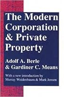 Modern Corporation And Private Property: 1st (First) Edition B003QHA1E4 Book Cover