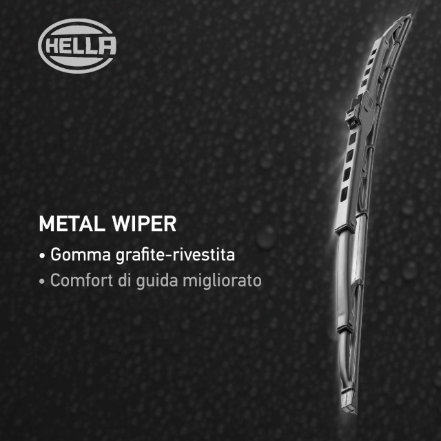 HELLA Metal Wiper 9XW 178 878-161 Tergicristalli anteriore
