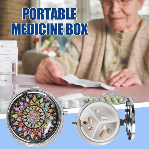 Boîtier à Pilules Portable Compartimenté pour Médicaments Quotidiens – vue 4