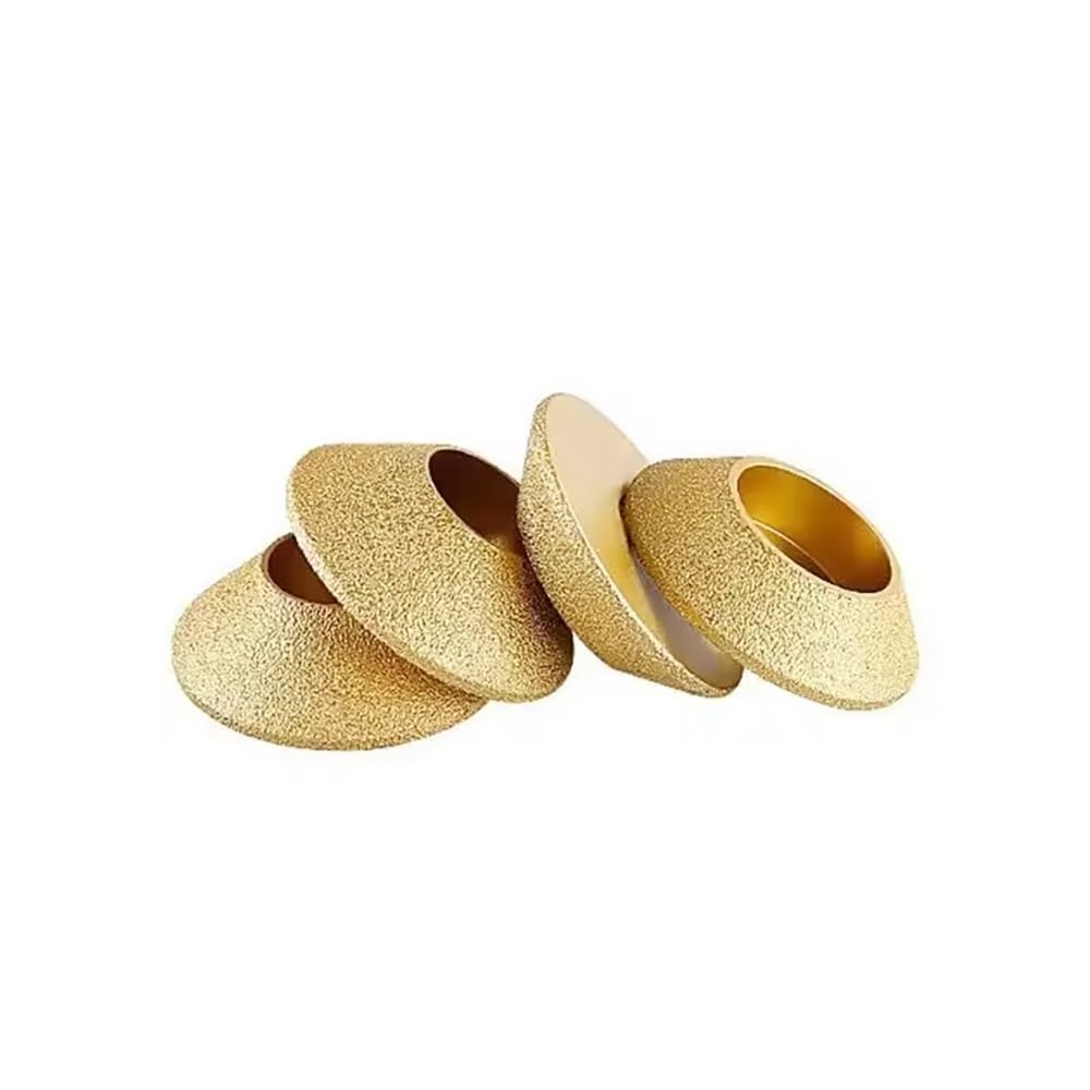 Średnica 75 Mm Lutowana Diamentowa Tarcza Szlifierska Do Skosu, Wysokość Robocza 15/20 Mm, Do Szlifierki Kątowej Z Profilem Marmurowym, 1 Szt.(15mm)