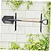 MINAOLULUS 1 Pair Garden Tool Wall Mount Rack Heavy Duty Metal Organizer for Garage Easy Installation Storage Shelf Space Saving Tool Management System for Garden Equipment